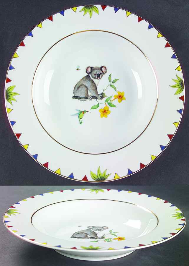 Harmony Large Rim Soup Bowl by Lynn Chase-1