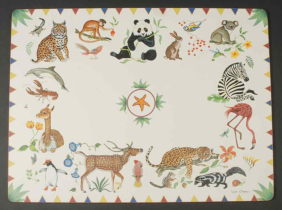Harmony Wood Placemat by Lynn Chase-1