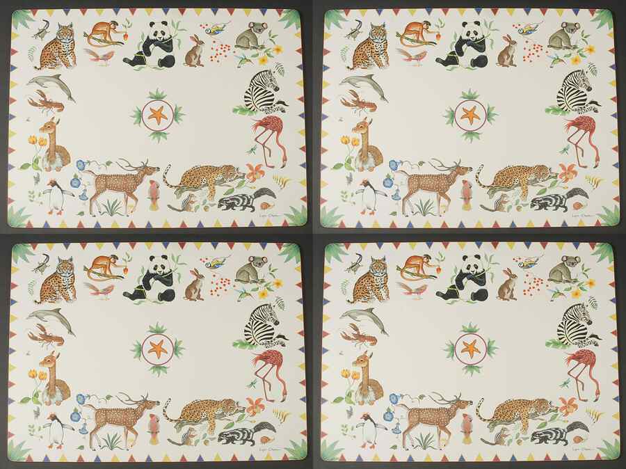 Harmony Wood Placemat - Set of 4 by Lynn Chase-1