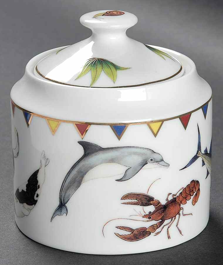 Harmony Sugar Bowl & Lid by Lynn Chase-1