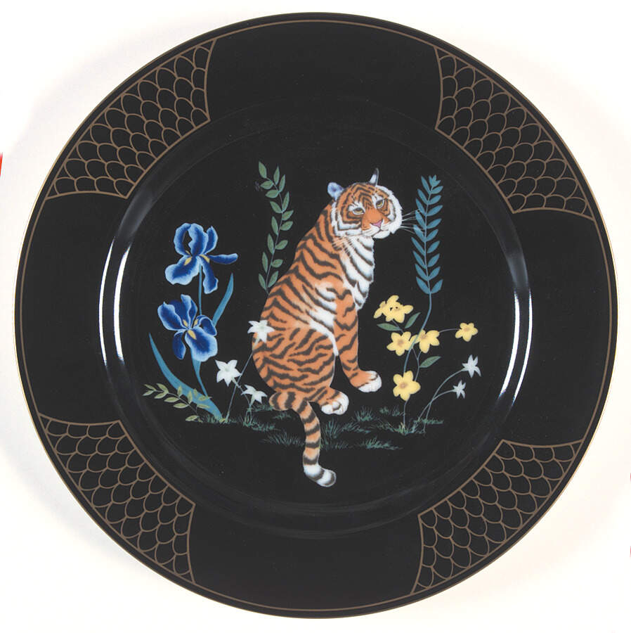 Midnight Collection Salad Plate by Lynn Chase-1