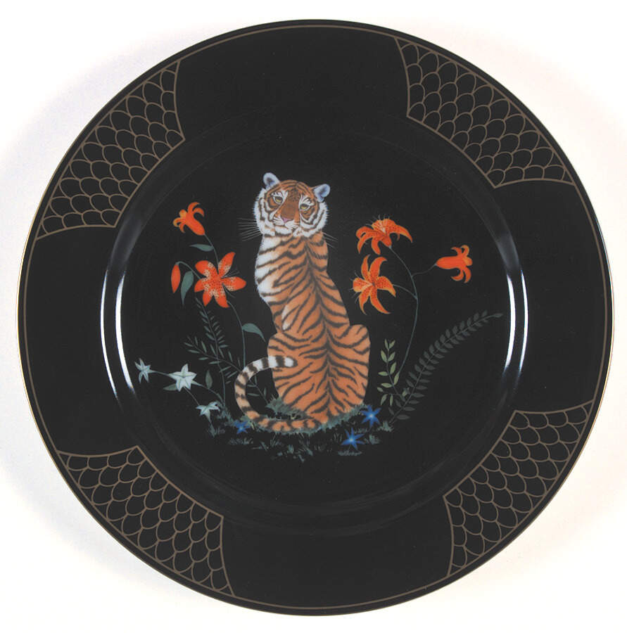 Midnight Collection Salad Plate by Lynn Chase-1