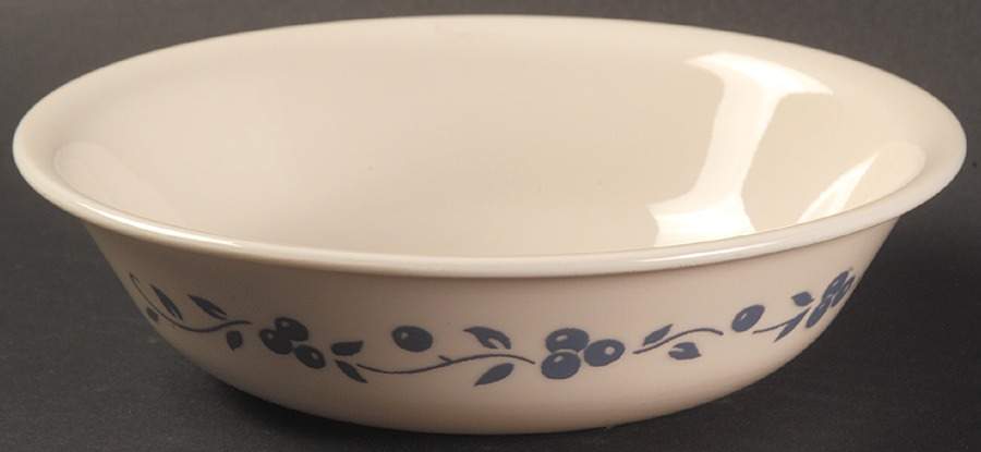 Blueberry Bouquet (Corelle) Fruit/Dessert (Sauce) Bowl by Corning Corelle-1