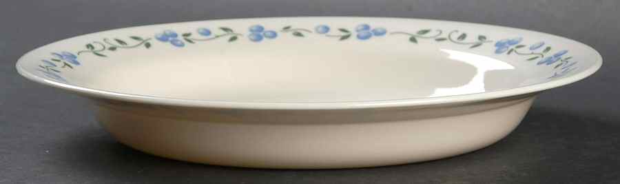 Blueberry Bouquet (Corelle) Rim Soup Bowl by Corning Corelle-1