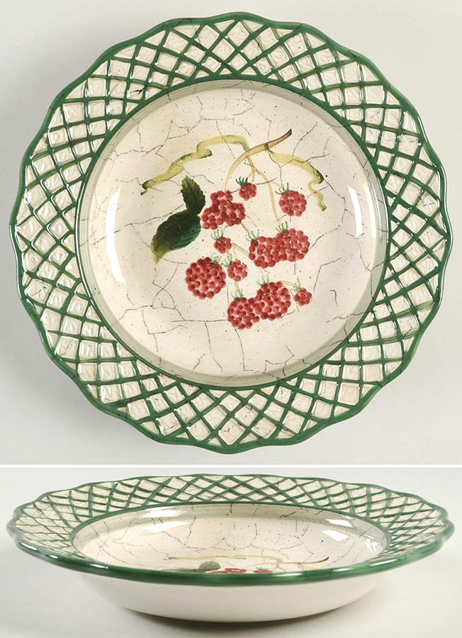 Fruit Lattice Rim Soup Bowl by Certified International-1