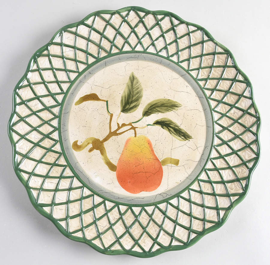 Fruit Lattice Service Plate (Charger) by Certified International-1