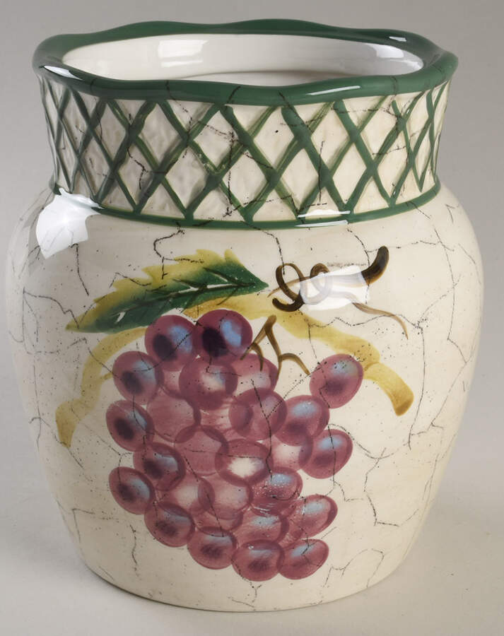 Fruit Lattice Large Canister No Lid by Certified International-1