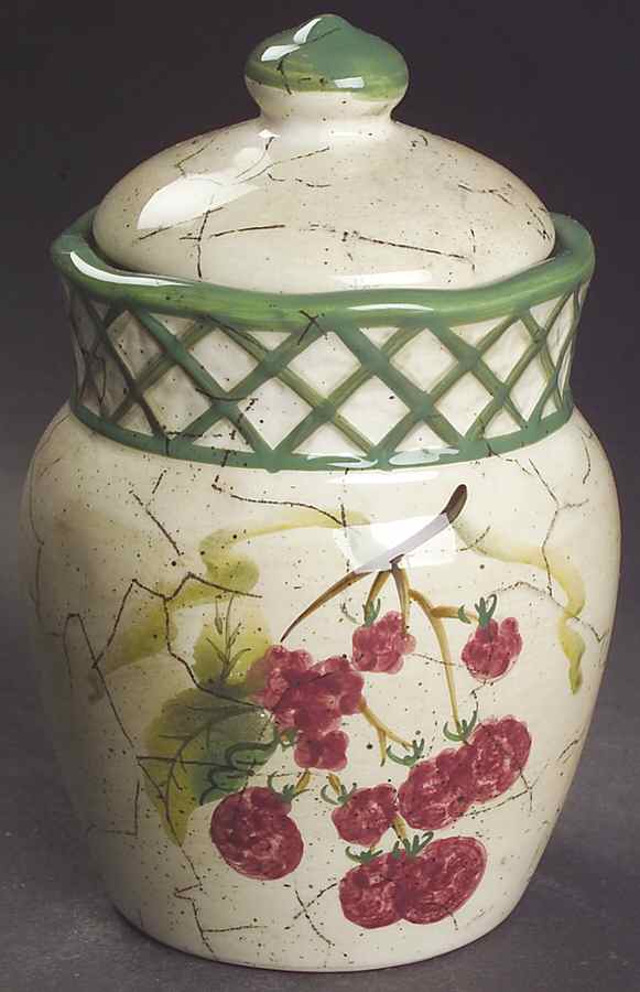 Fruit Lattice Small Canister & Lid by Certified International-1