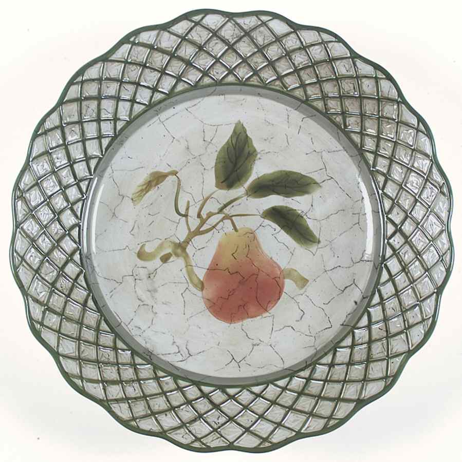 Fruit Lattice Deep Round Platter by Certified International-1