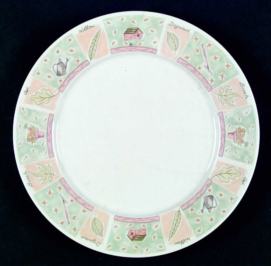 Country Garden Dinner Plate by China (Made in China)-1