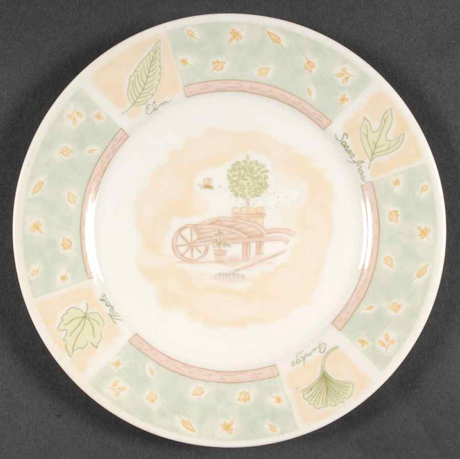 Country Garden Salad Plate by China (Made in China)-1