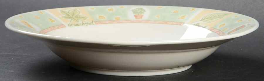 Country Garden Rim Soup Bowl by China (Made in China)-1