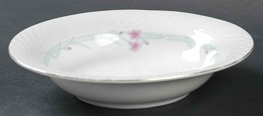 Aquamarine Rim Cereal Bowl by China Pearl-1