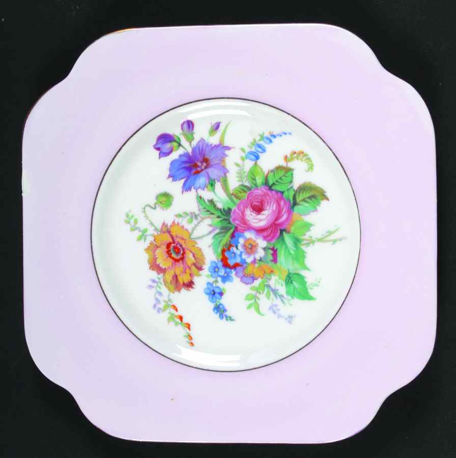 CLC93 Square Salad Plate by Colclough-1