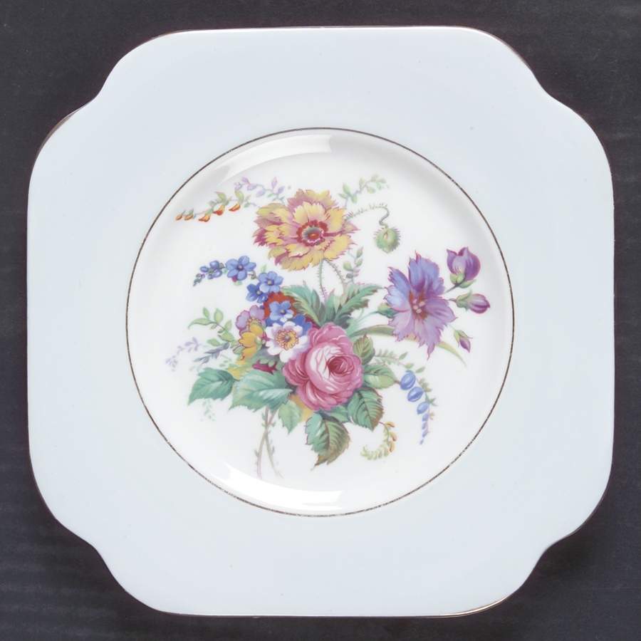CLC93 Square Salad Plate by Colclough-1