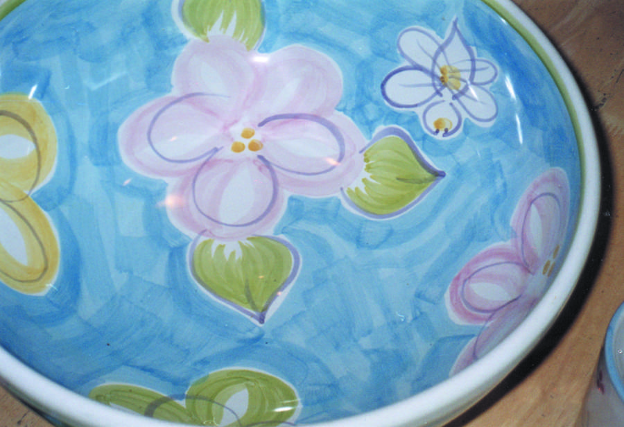 Maryann 9" Round Vegetable Bowl by Caleca-1