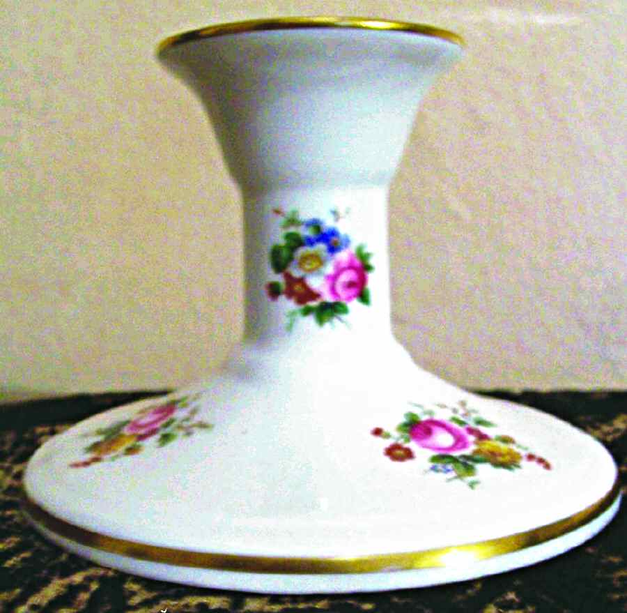 Ludlow Single Light Candlestick by Coalport-1