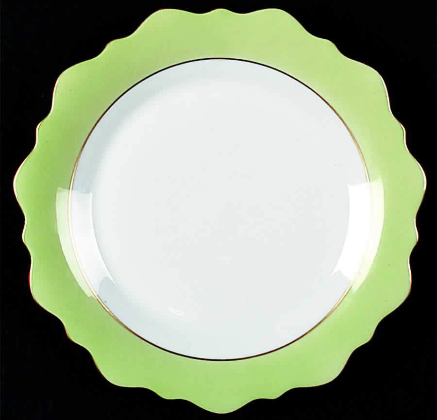 Samoa Light Green (Vert Pastel) Salad/Dessert Plate by Jean Louis Coquet-1