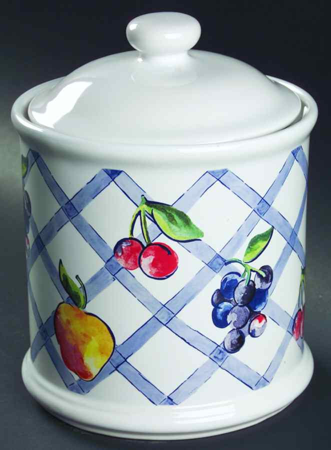 Fruit Too (Corelle) Extra Large Canister & Lid by Corning Corelle-1
