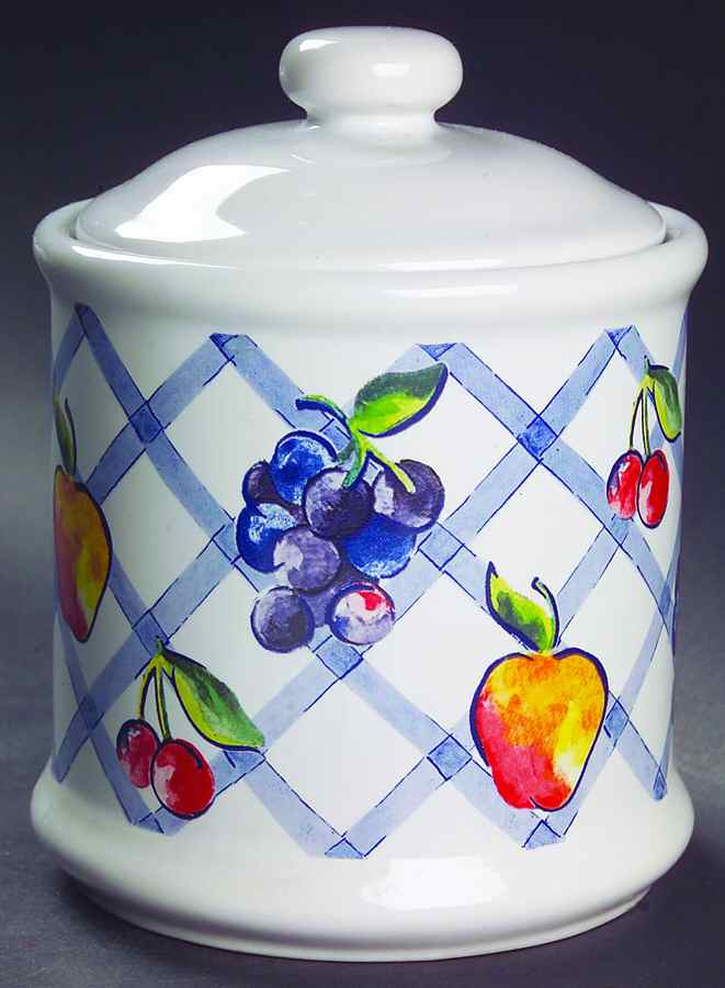 Fruit Too (Corelle) Medium Canister & Lid by Corning Corelle-1