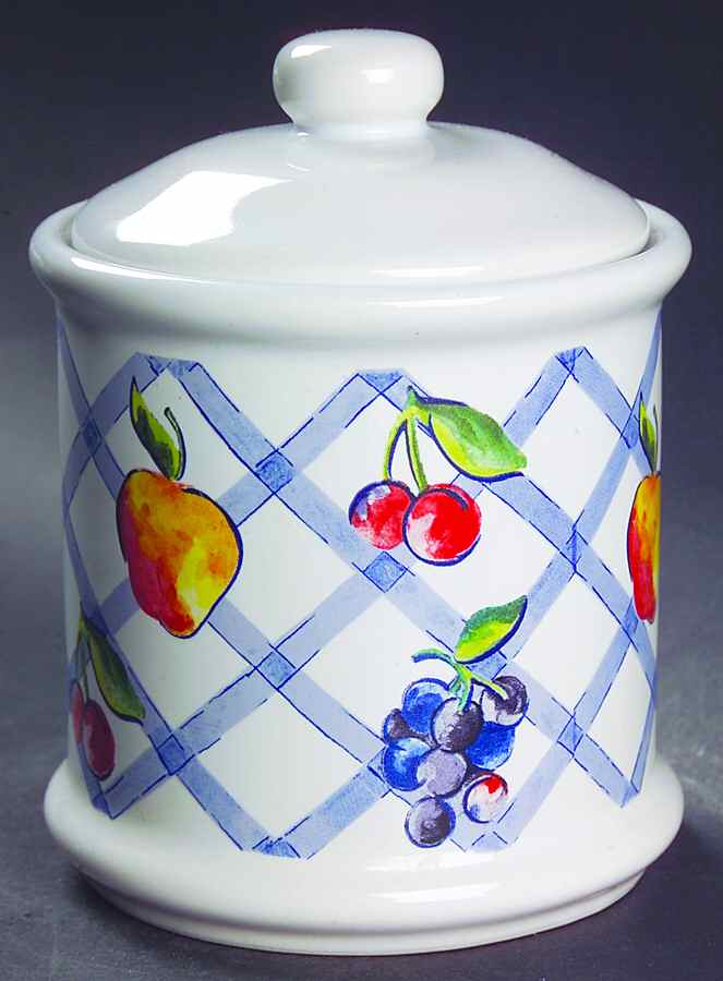 Fruit Too (Corelle) Small Canister & Lid by Corning Corelle-1