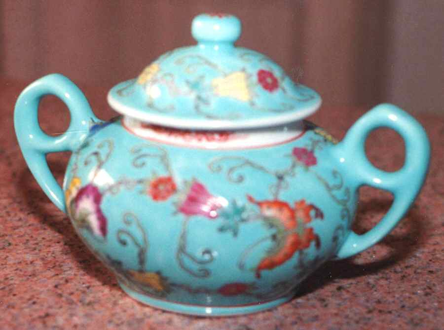 CX59 Sugar Bowl & Lid by China (Made in China)-1