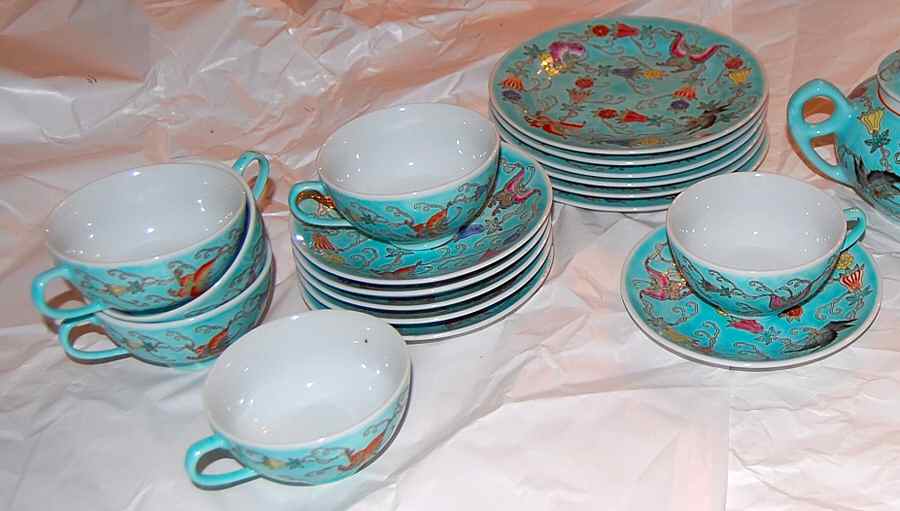 CX59 Flat Cup & Saucer Set by China (Made in China)-1