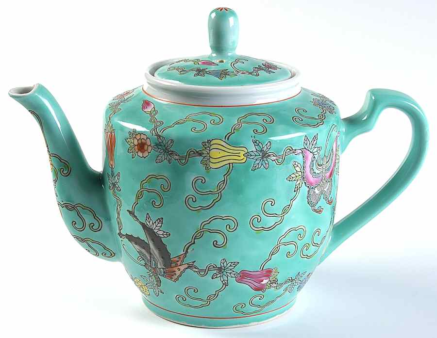 CX59 Teapot & Lid by China (Made in China)-1