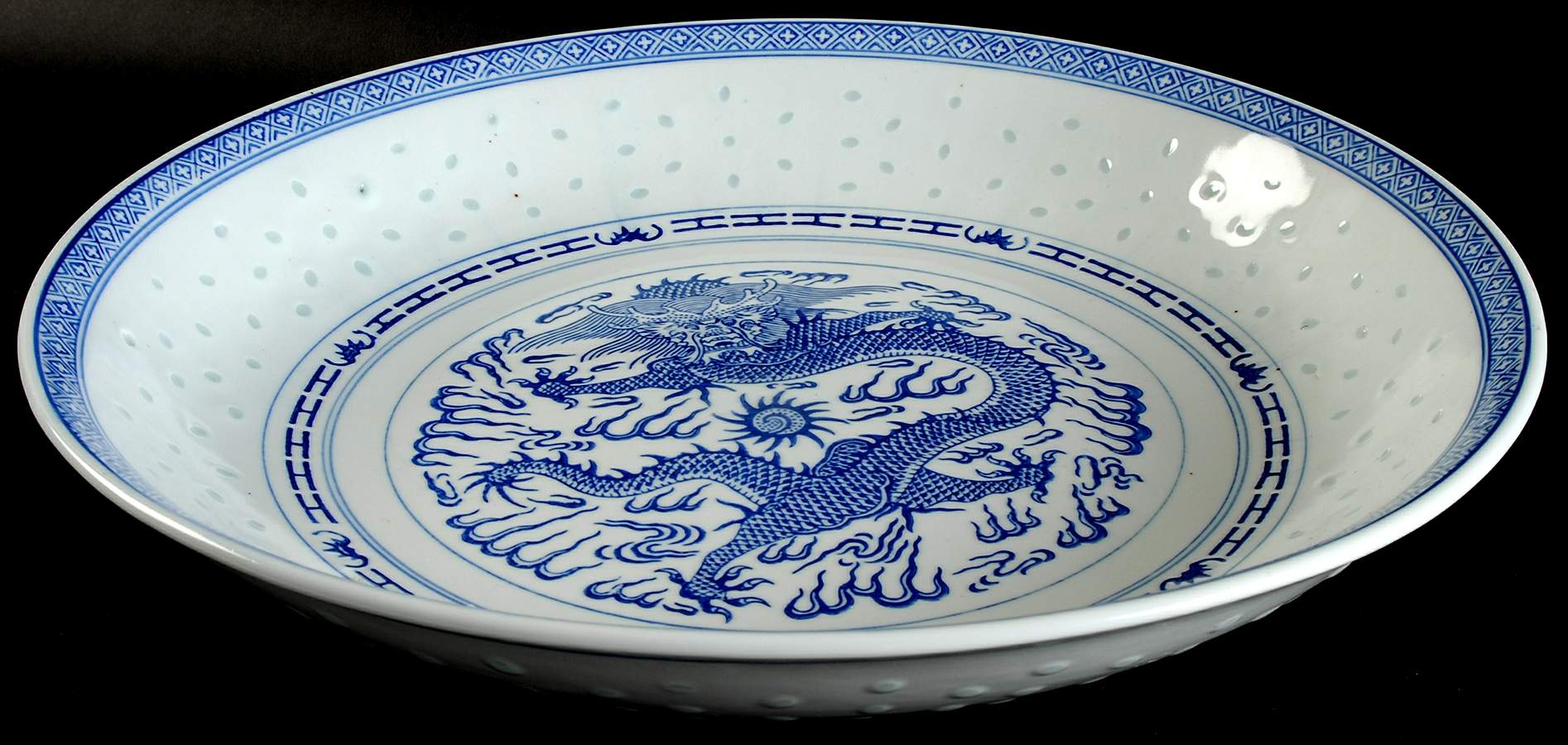 CX78 14" Deep Round Platter by China (Made in China)-1