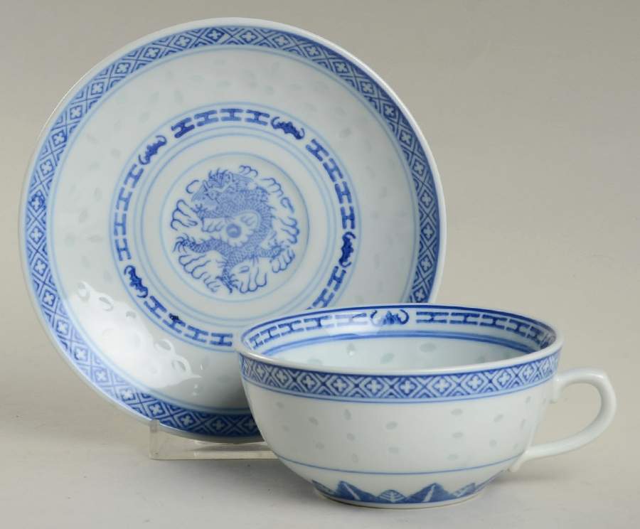 CX78 Flat Cup & Saucer Set by China (Made in China)-1