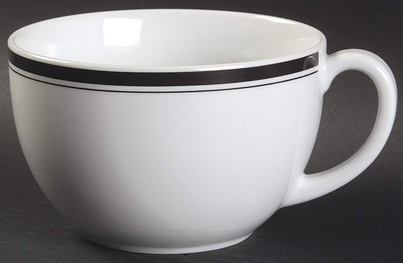 Novi Black Soup Mug by Cooks Club-1