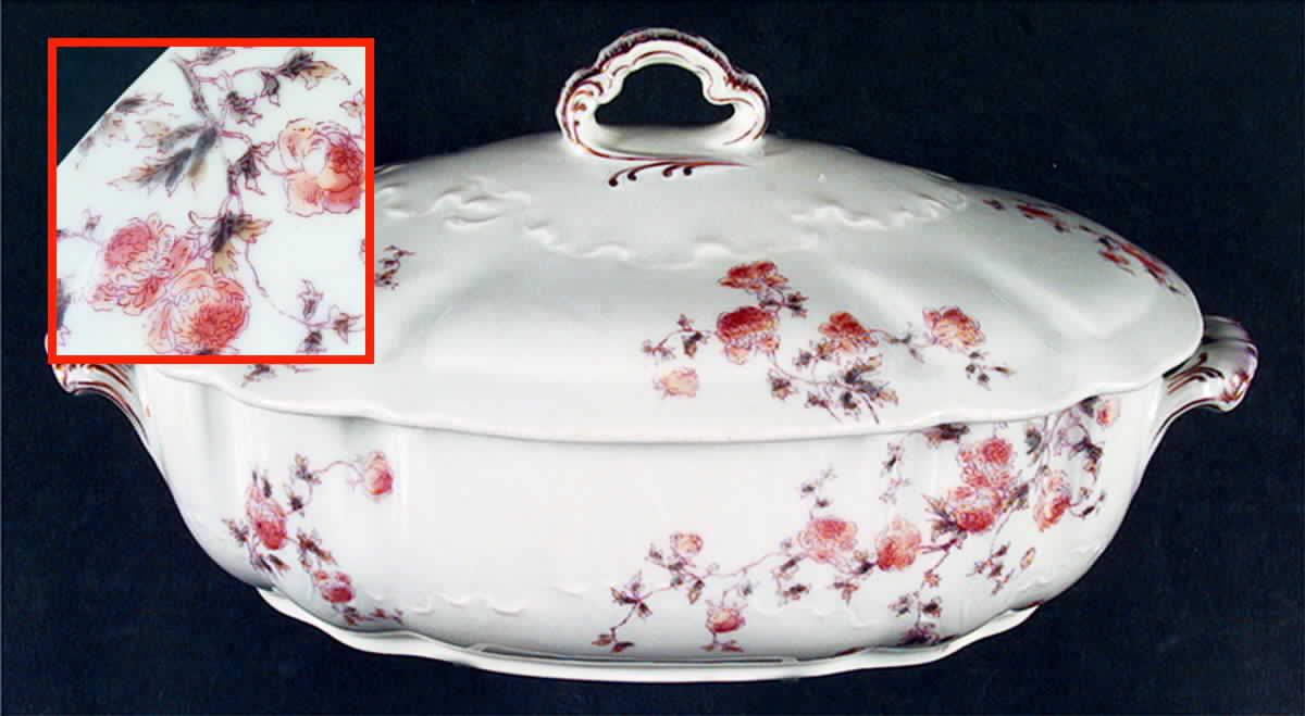 Schleiger 1298 Oval Covered Vegetable by Charles Field Haviland-1