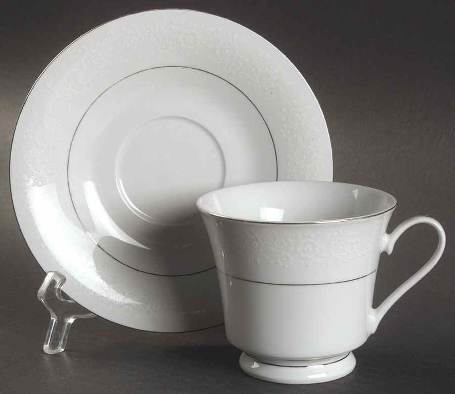 CHP18 Footed Cup & Saucer Set by China Pearl-1