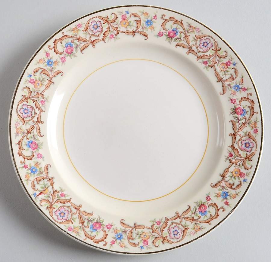 23077 Salad Plate by Crown Potteries-1