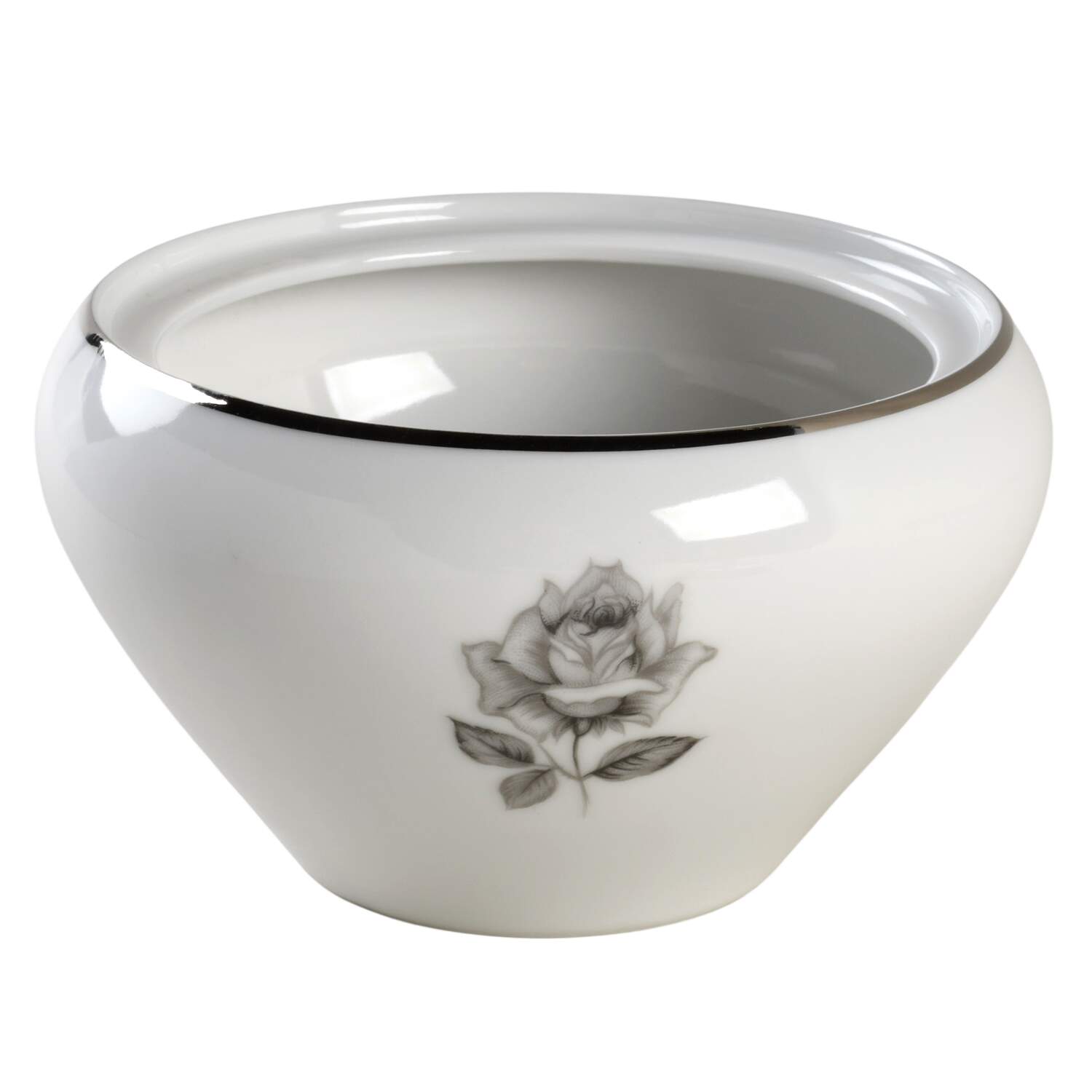 Memory Rose Sugar Bowl No Lid by Cathedral-1