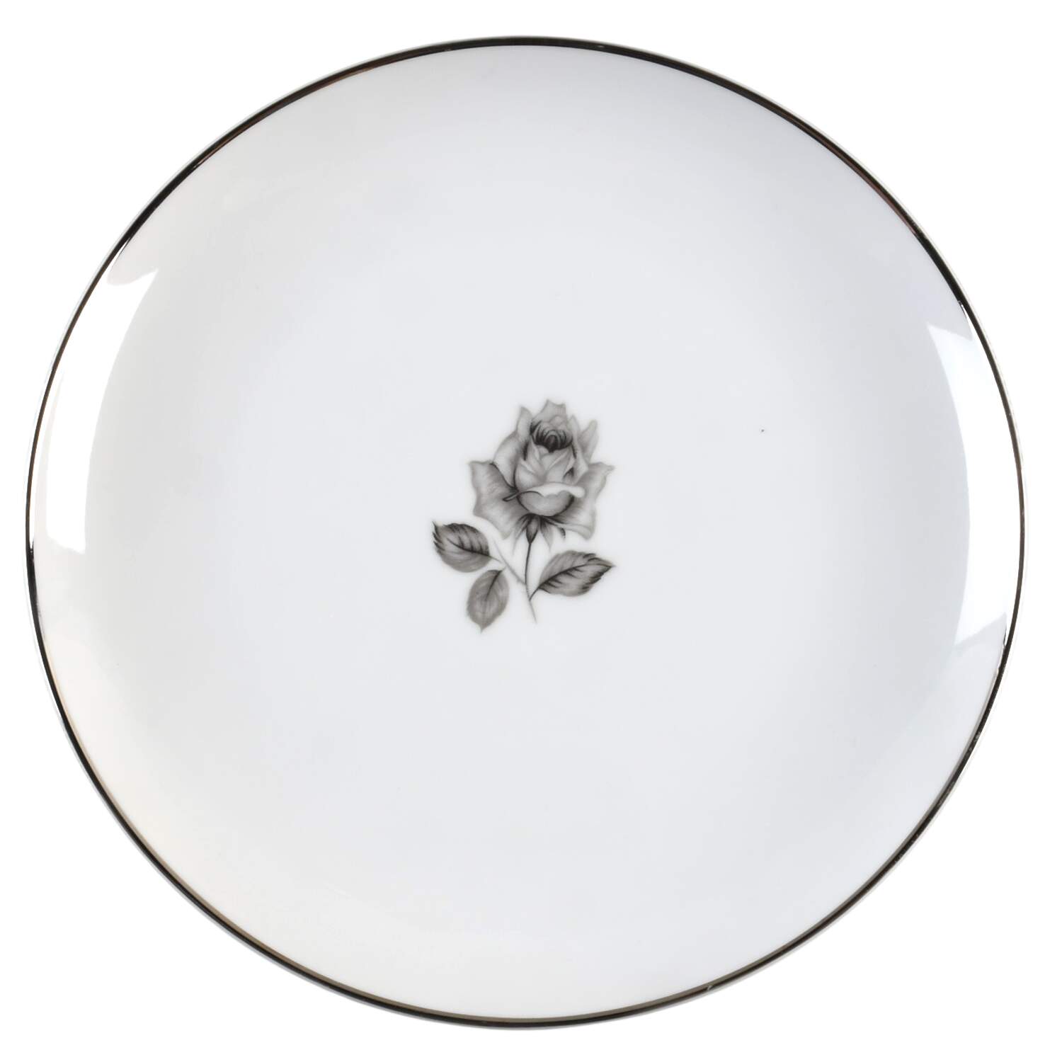 Memory Rose Salad Plate by Cathedral-1