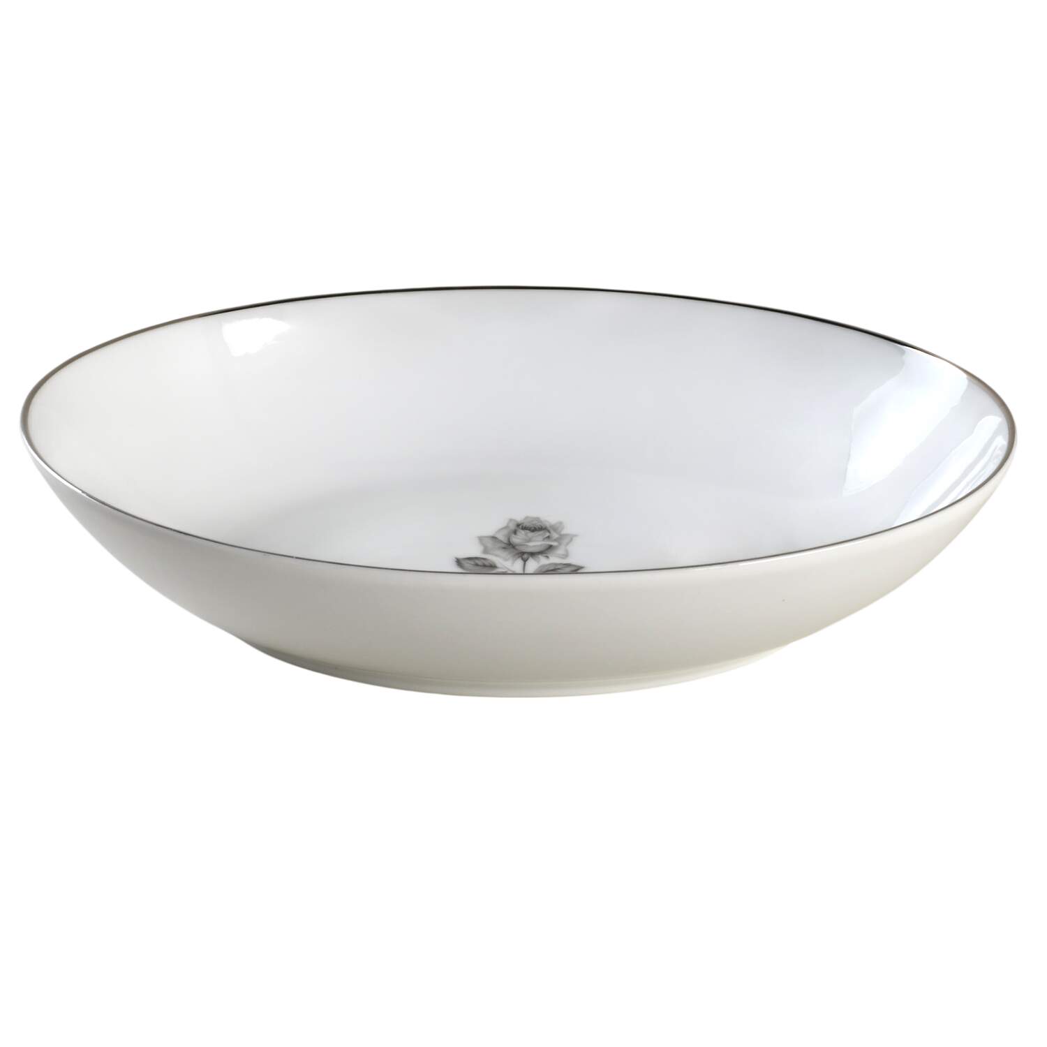 Memory Rose 9" Oval Vegetable Bowl by Cathedral-1