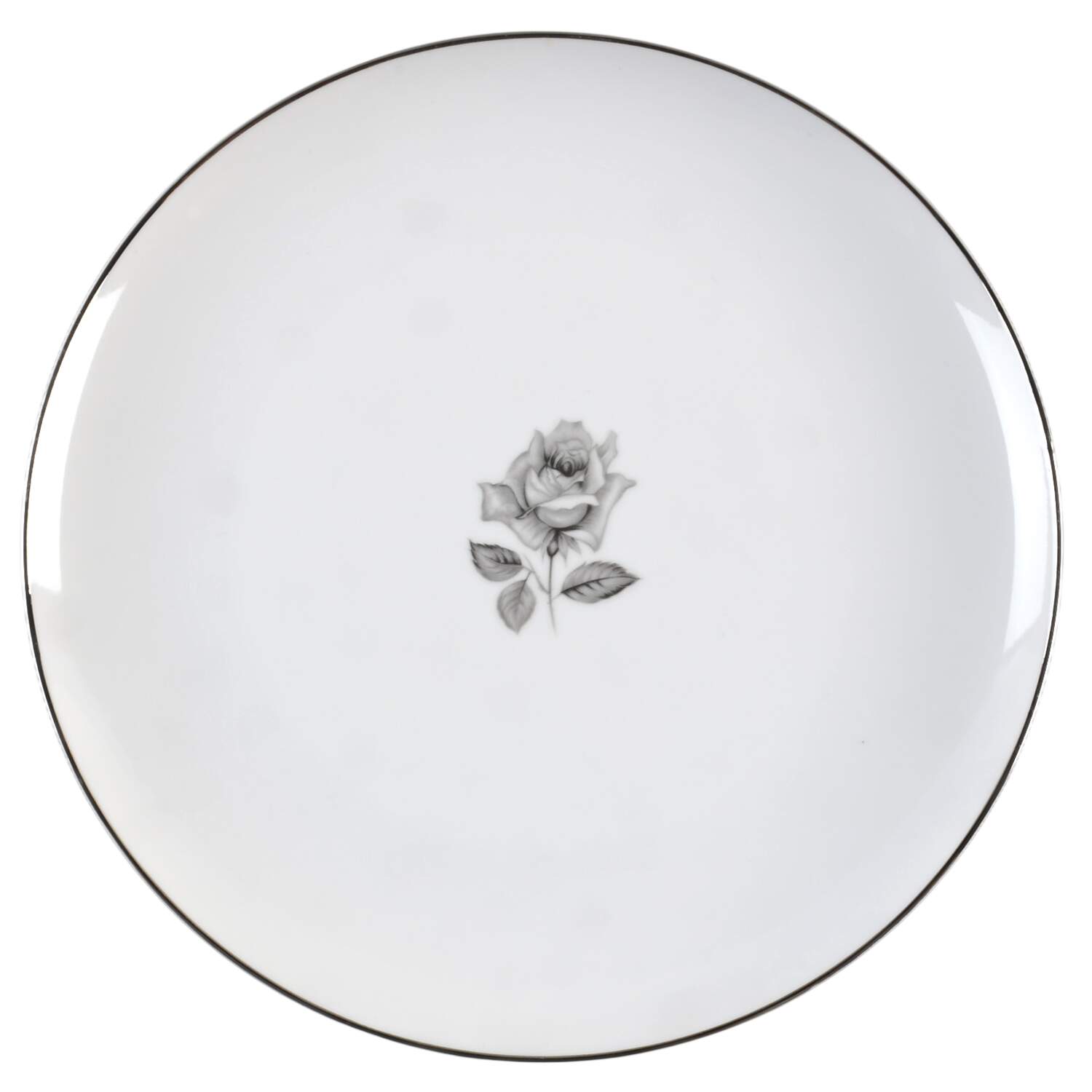 Memory Rose Dinner Plate by Cathedral-1