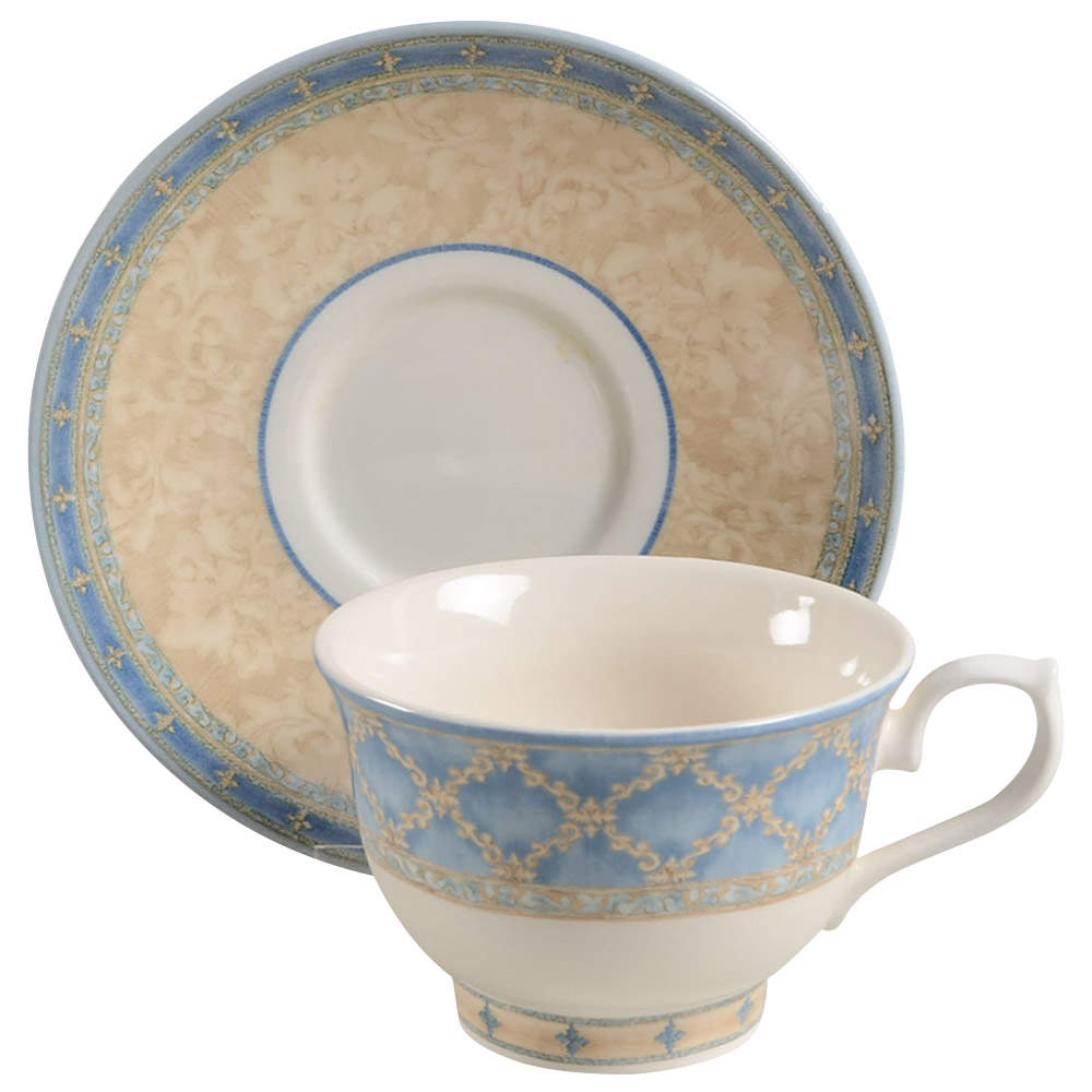 Prague Footed Cup & Saucer Set by Churchill-1
