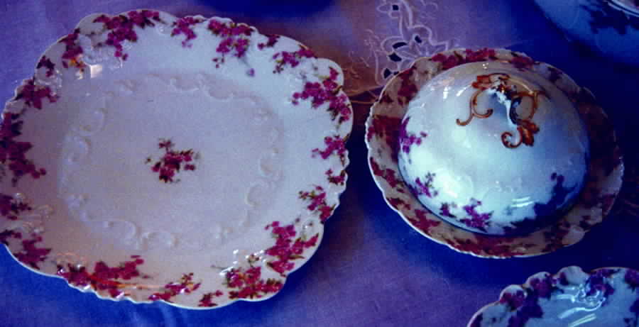 Schleiger 1289a Round Covered Butter by Charles Field Haviland-1