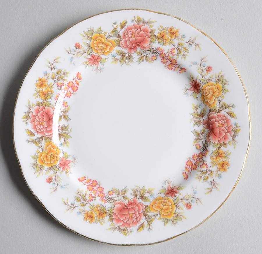 Amanda Bread & Butter Plate by Colclough-1