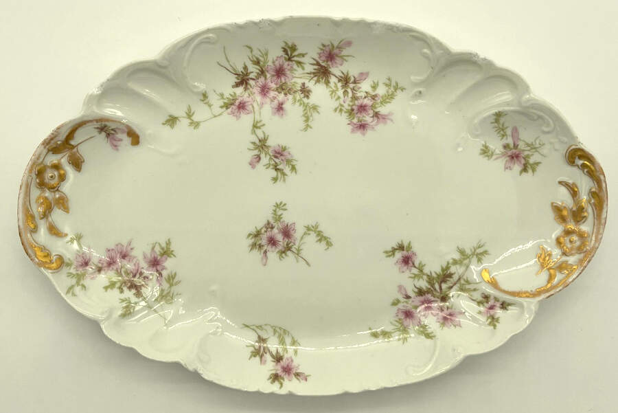 Schleiger 1293a 16" Oval Serving Platter by Charles Field Haviland-1