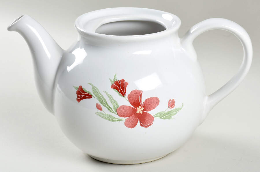 Pacific Bloom (Corelle) Teapot No Lid by Corning Corelle-1