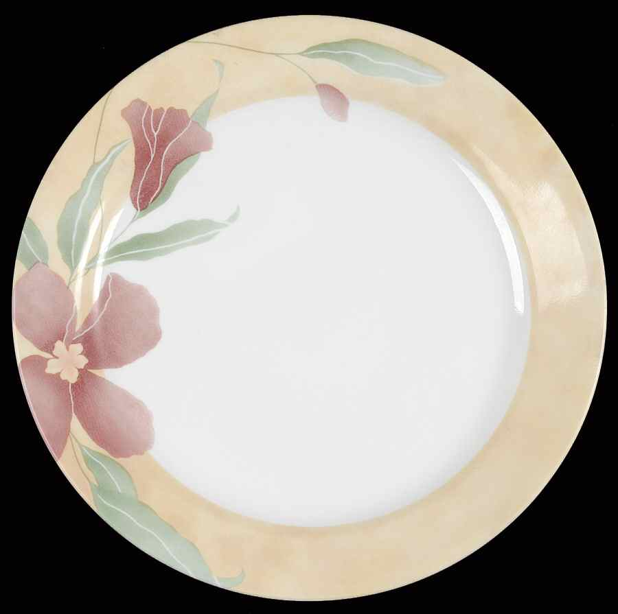 Pacific Bloom (Corelle) Luncheon Plate by Corning Corelle-1