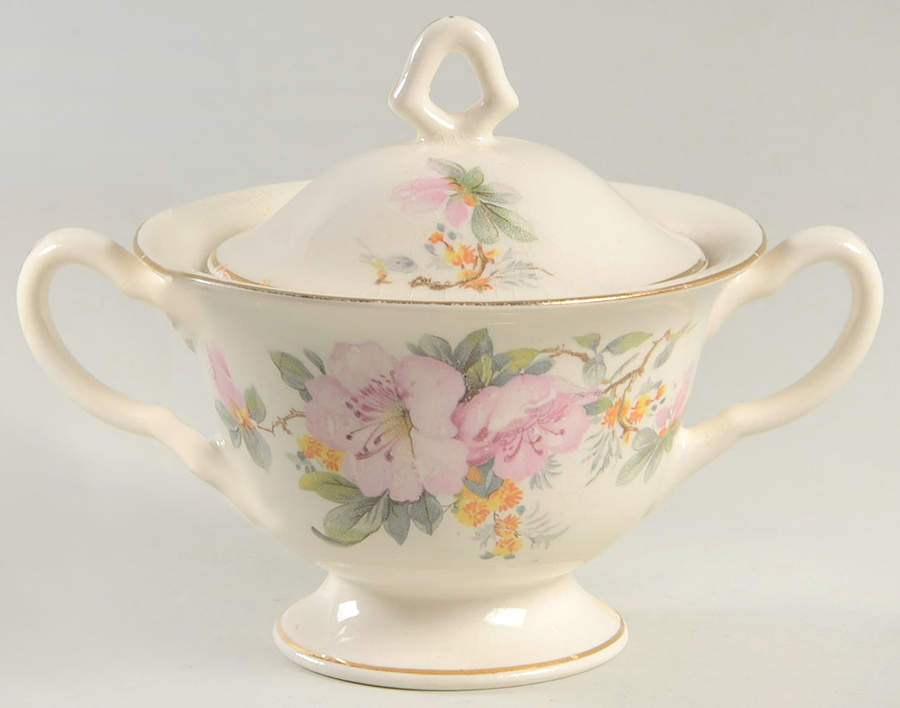 CRO179 Sugar Bowl & Lid by Crooksville-1