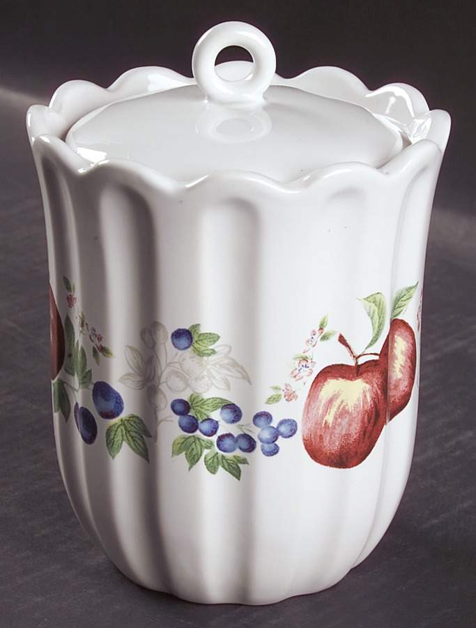 Chutney Medium Canister & Lid by Corning Corelle-1