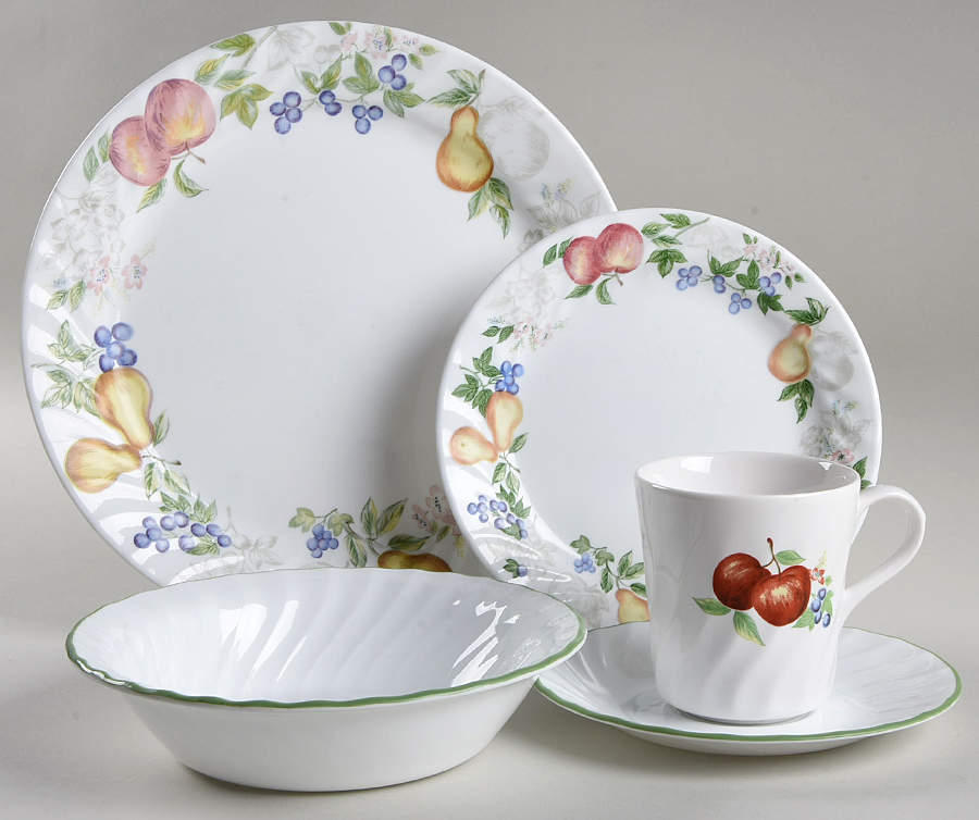 Chutney 40 Piece Estate Set by Corning Corelle-1
