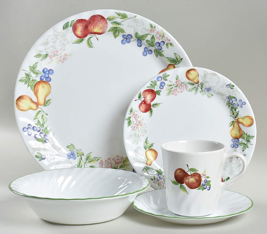 Chutney 40 Piece Estate Set by Corning Corelle-1
