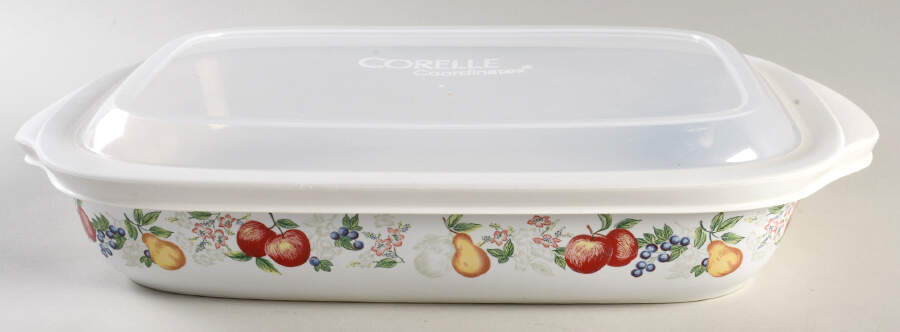 Chutney 13" Rectangular Baker w/Plastic Lid by Corning Corelle-1