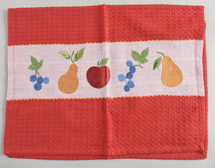 Chutney Waffle Weave Cloth Dish Towel by Corning Corelle-1